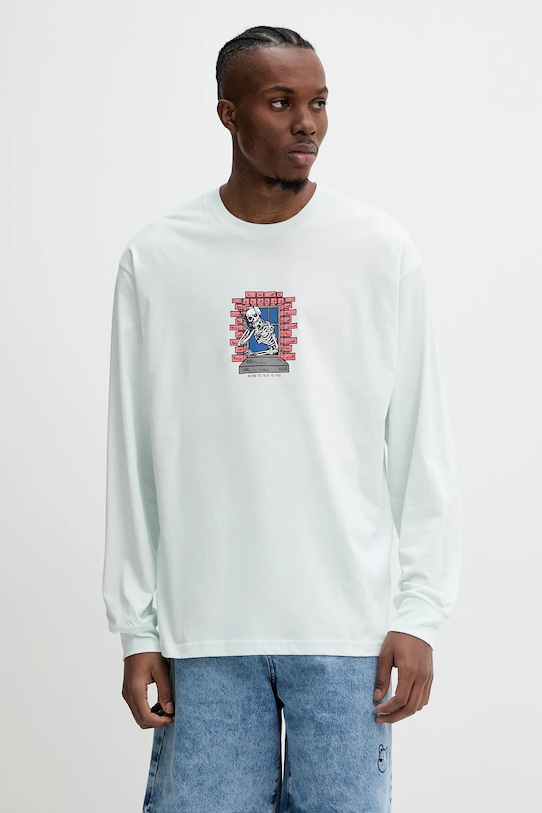 Хлопковая водолазка Vans, бирюзовый
Хлопковая водолазка Vans, бирюзовый