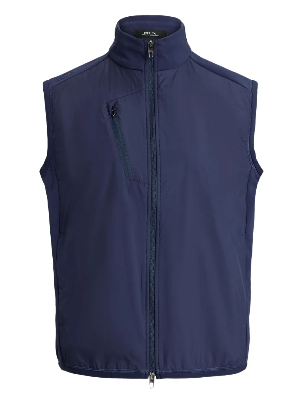 Жилет на молнии с высоким воротником RLX Ralph Lauren, синий
Жилет на молнии с высоким воротником RLX Ralph Lauren, синий