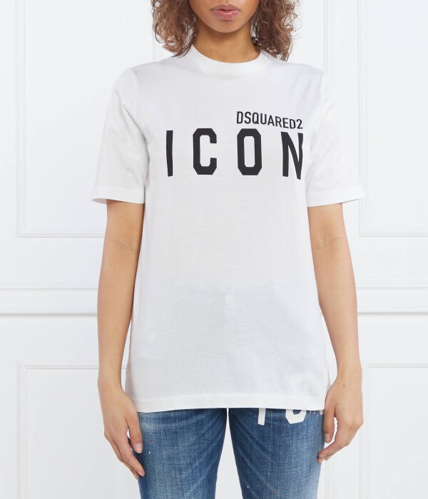 Футболка женская Dsquared2 базовая с надписью, белый
Футболка женская Dsquared2 базовая с надписью, белый