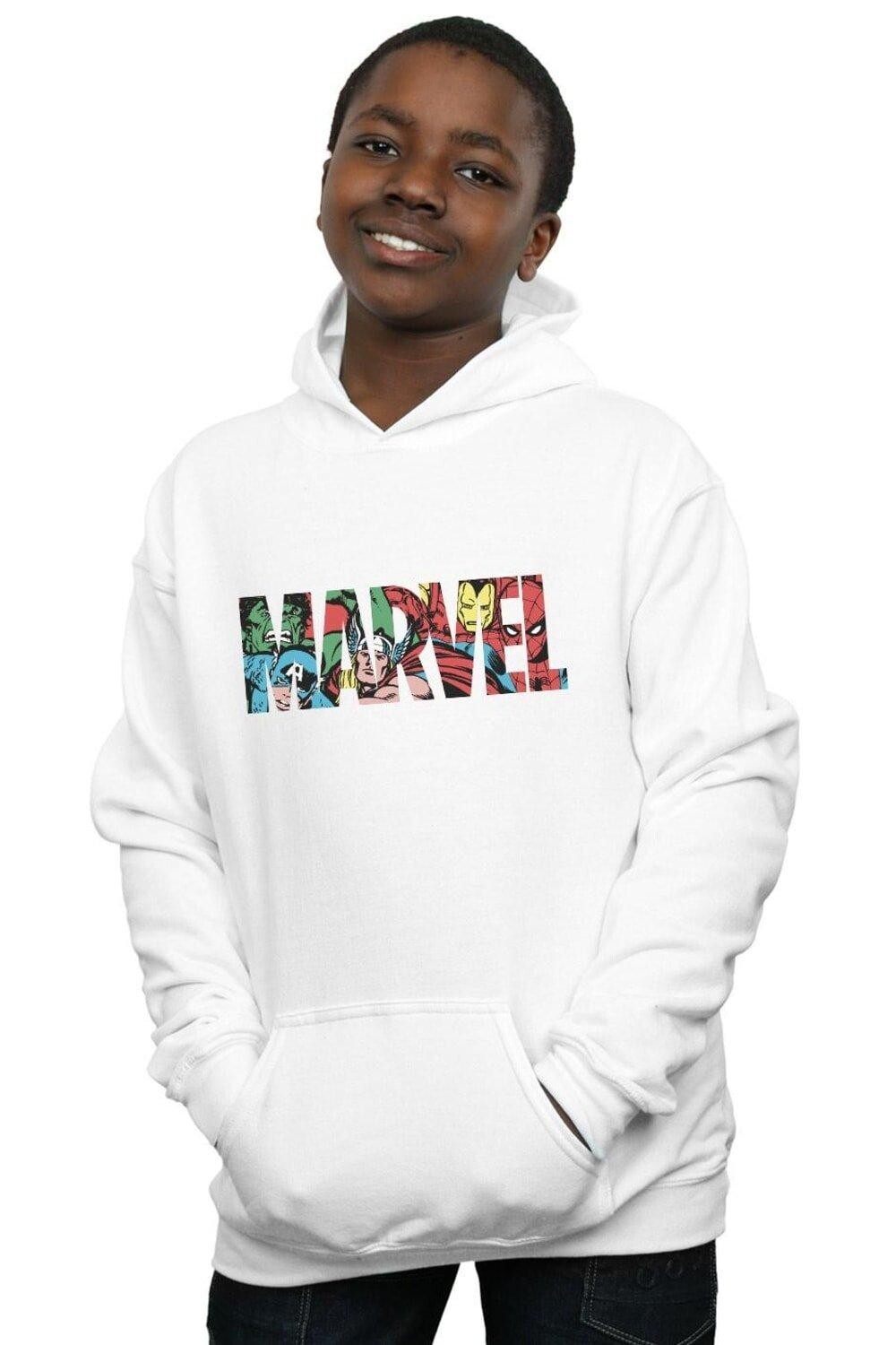 Толстовка с логотипом и наполнением Marvel Comics, белый
Толстовка с логотипом и наполнением Marvel Comics, белый