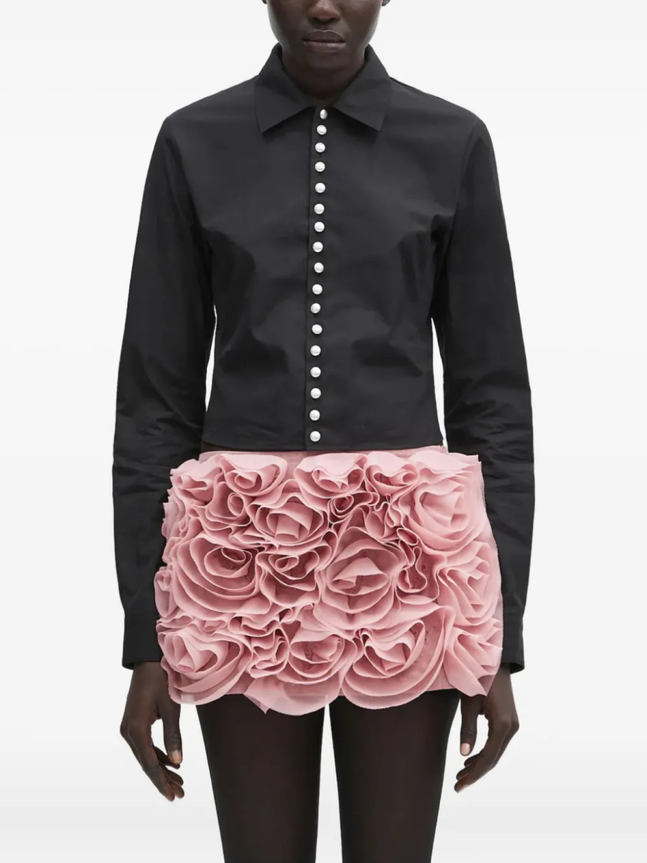 Рубашка AMBUSH с жемчужной отделкой, черный
Рубашка AMBUSH с жемчужной отделкой, черный