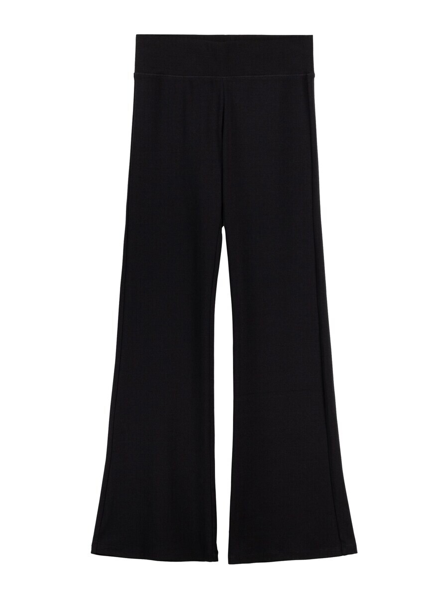 Расклешенные брюки Bershka, черный
Расклешенные брюки Bershka, черный