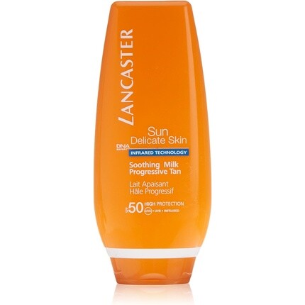 Lancaster Sun Успокаивающее молочко для нежной кожи SPF50 125 мл
Lancaster Sun Успокаивающее молочко для нежной кожи SPF50 125 мл
