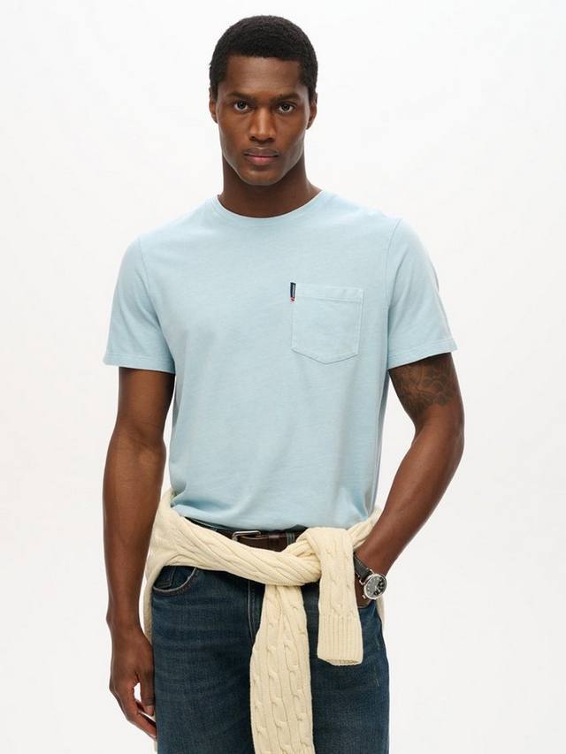 Хлопчатобумажная классическая футболка с незаменимым карманом обычного покроя Superdry, цвет Washed Sunset Blue
Хлопчатобумажная классическая футболка с незаменимым карманом обычного покроя Superdry, цвет Washed Sunset Blue