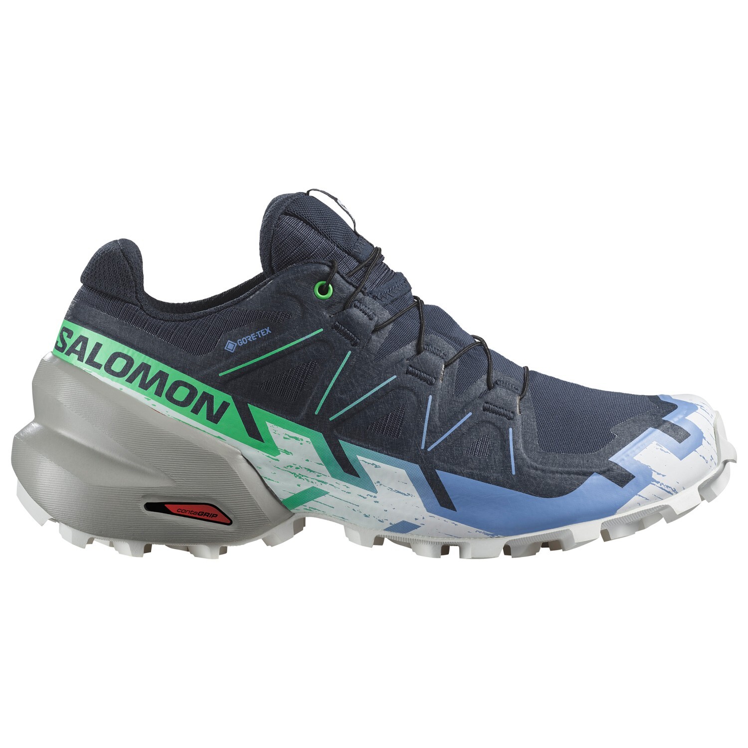 Кроссовки для бега по пересеченной местности Salomon Women's Speedcross 6 GORE TEX, цвет Carbon/Provence/White
Кроссовки для бега по пересеченной местности Salomon Women's Speedcross 6 GORE TEX, цвет Carbon/Provence/White