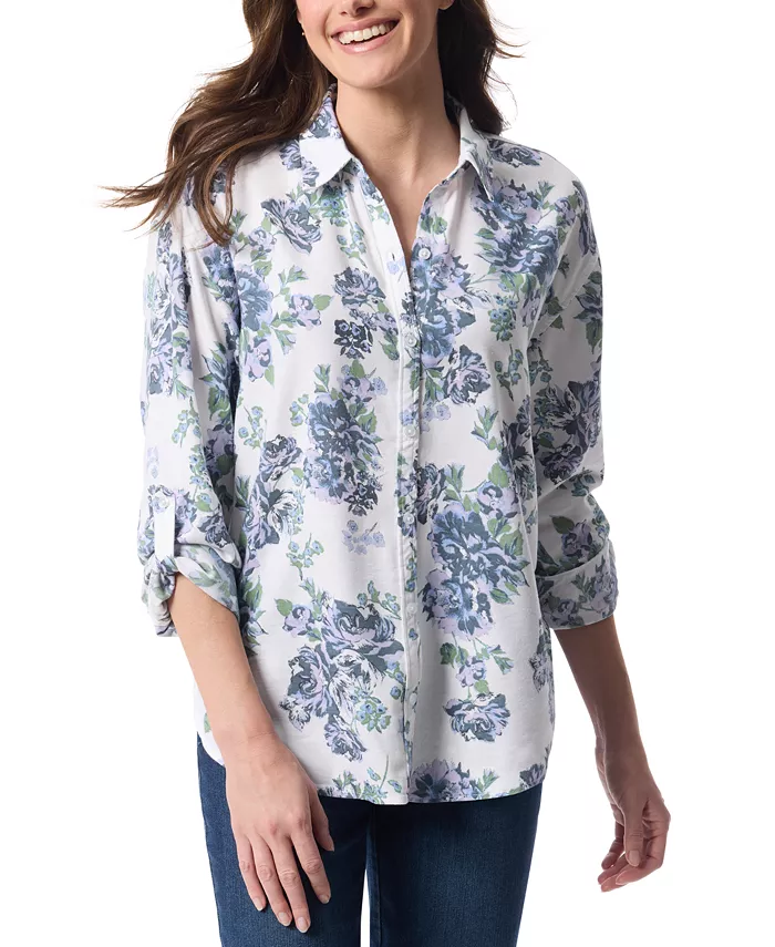 Женская рубашка Amanda с застежкой на пуговицы Gloria Vanderbilt, мультиколор
Женская рубашка Amanda с застежкой на пуговицы Gloria Vanderbilt, мультиколор