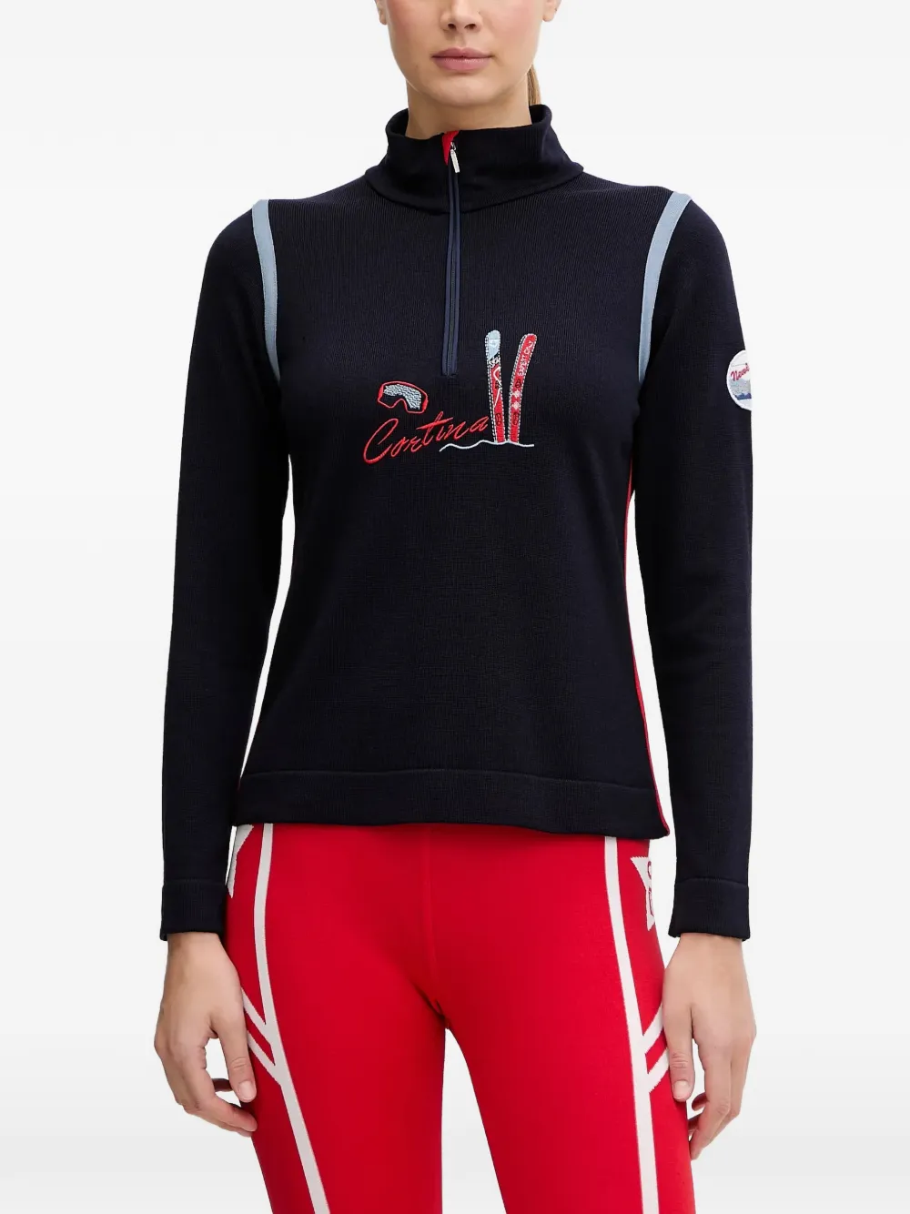 Топ на молнии с вышивкой Newland, синий
Топ на молнии с вышивкой Newland, синий