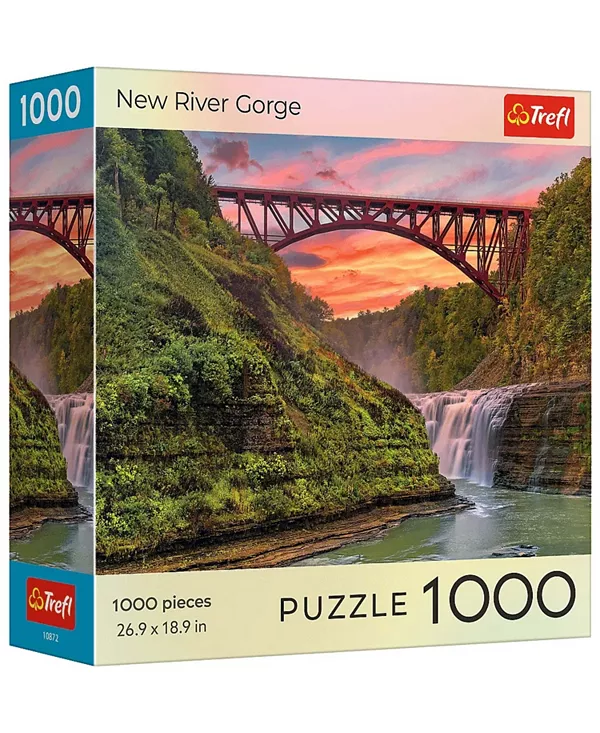 Красный пазл из 1000 деталей — национальные парки, ущелье реки Нью-Ривер Trefl, multi-color
Красный пазл из 1000 деталей — национальные парки, ущелье реки Нью-Ривер Trefl, multi-color