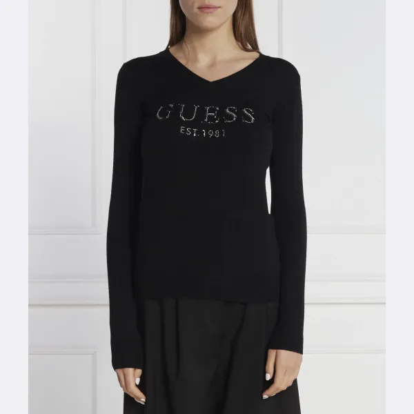 Облегающий свитер Guess, черный
Облегающий свитер Guess, черный