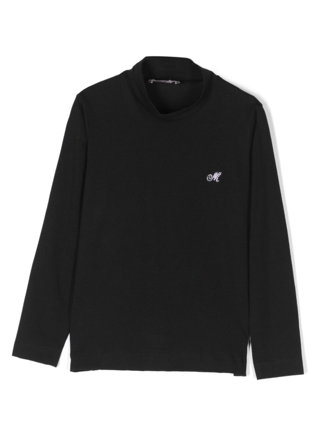 Monnalisa топ с длинными рукавами и кристаллами, черный
Monnalisa топ с длинными рукавами и кристаллами, черный