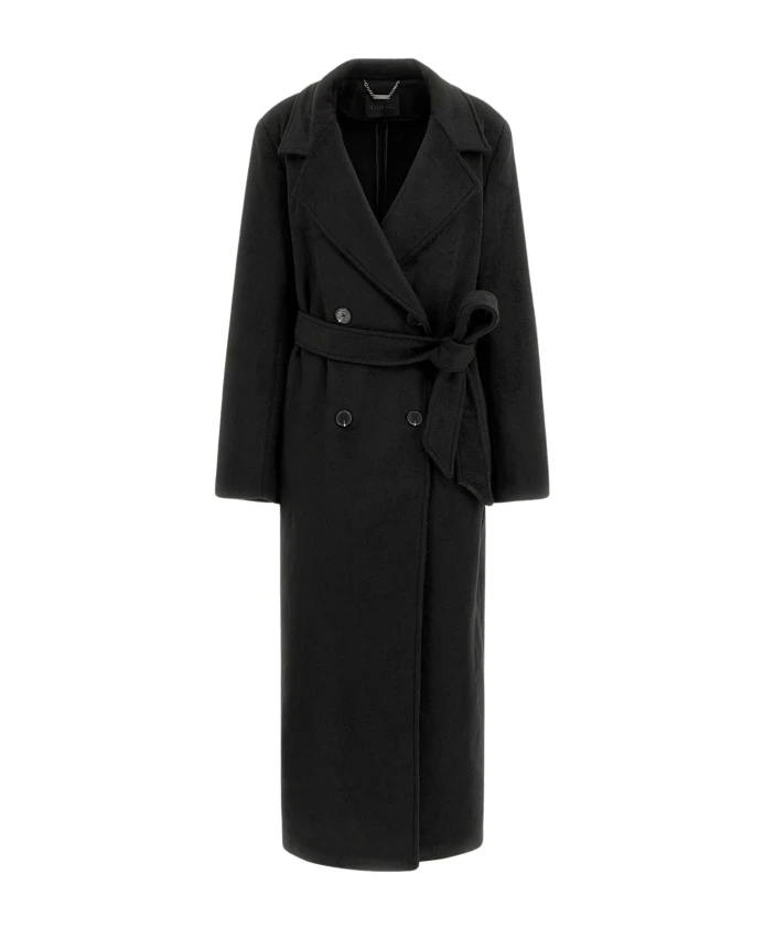 Черное длинное пальто в стиле Лоренца Guess, черный
Черное длинное пальто в стиле Лоренца Guess, черный