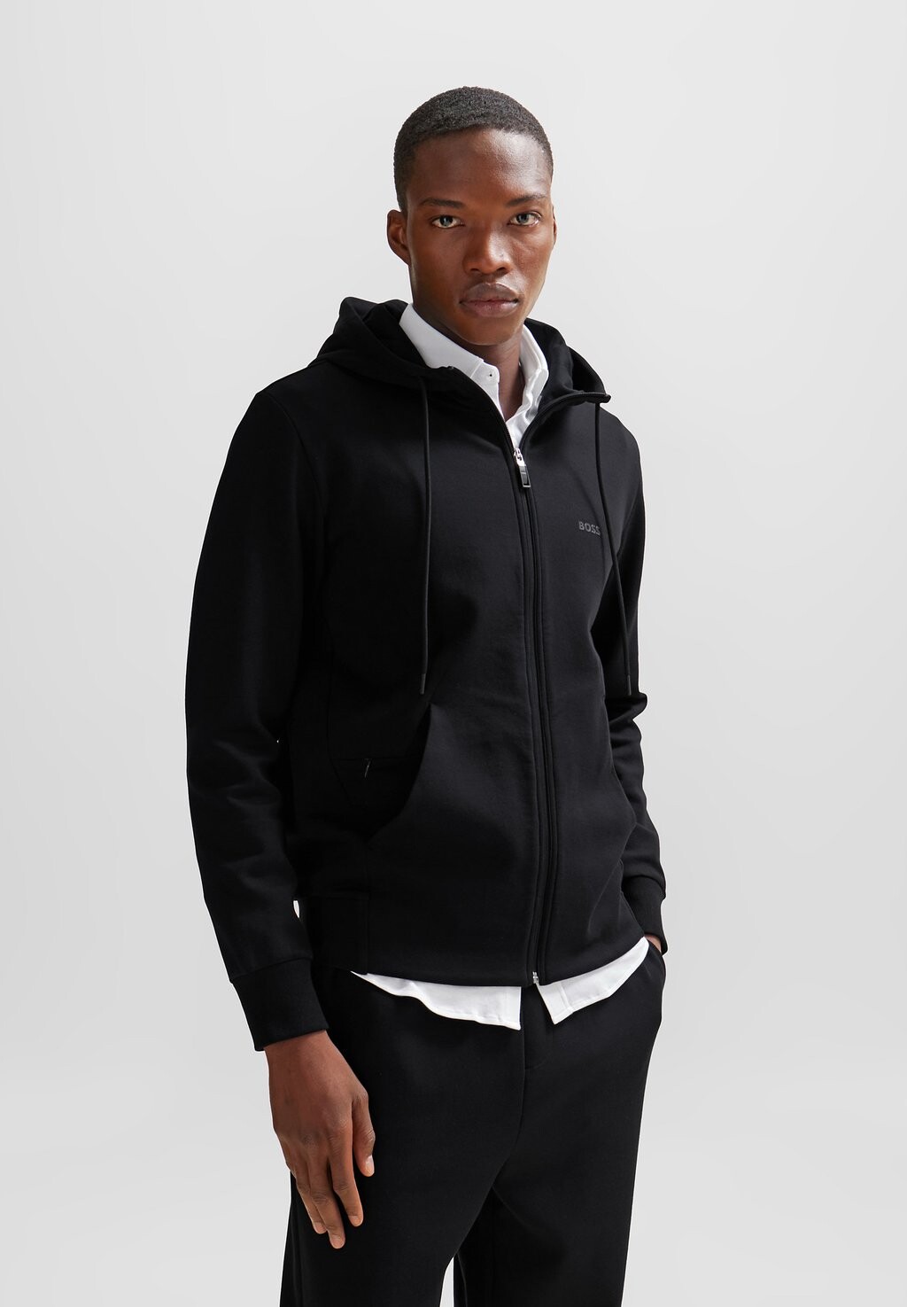 Толстовка на молнии Saggy BOSS, черный
Толстовка на молнии Saggy BOSS, черный