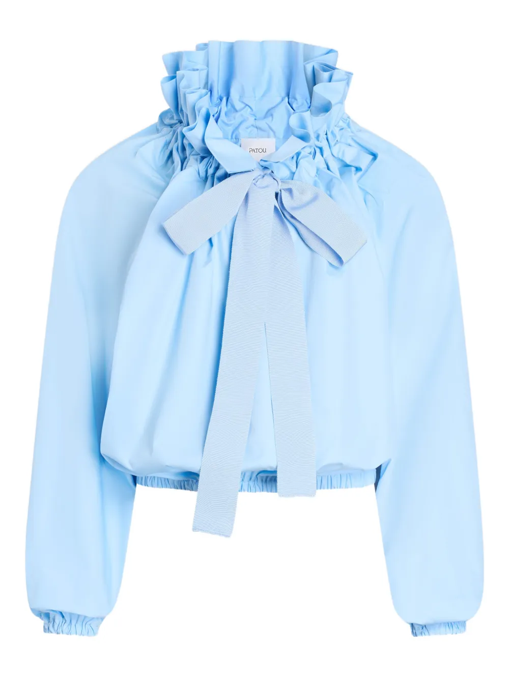 Топ с оборками и лентой Patou, синий
Топ с оборками и лентой Patou, синий