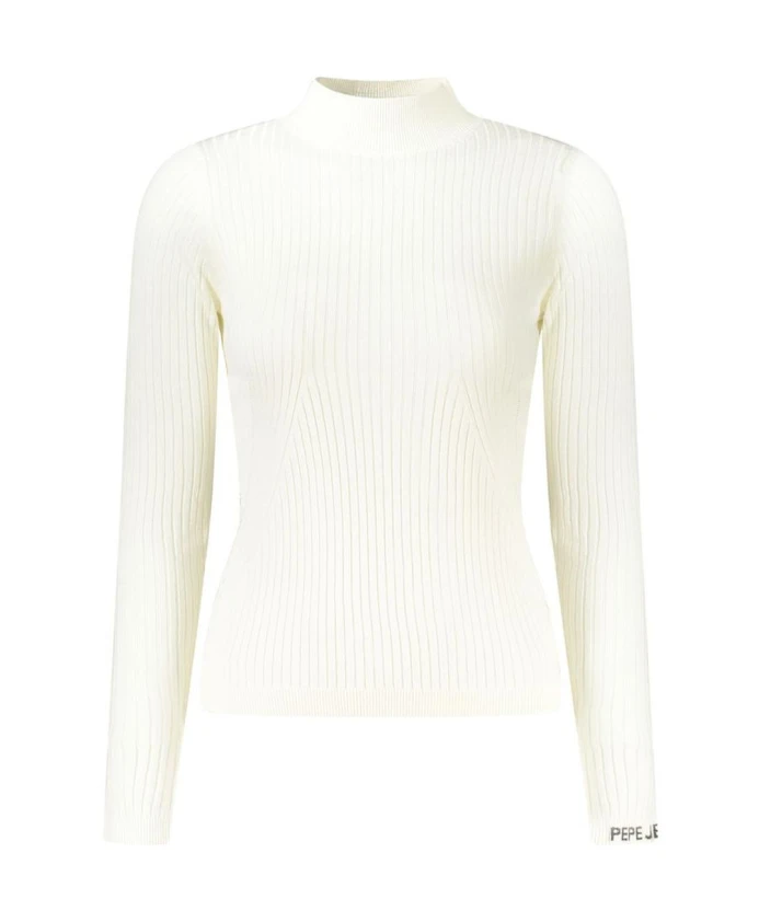 Вязаный хлопковый свитер с ребристой отделкой Pepe Jeans, белый
Вязаный хлопковый свитер с ребристой отделкой Pepe Jeans, белый