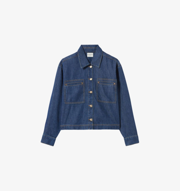 Джинсовая куртка свободного кроя с классическим воротником Claudie Pierlot, синий
Джинсовая куртка свободного кроя с классическим воротником Claudie Pierlot, синий