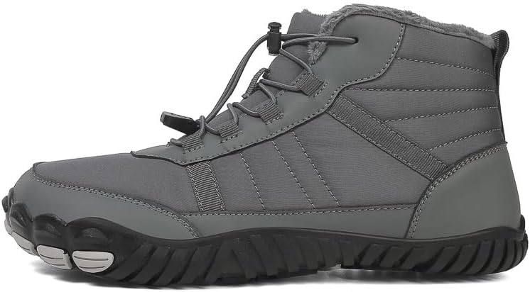 Ботинки для пеших походов босиком для женщин и мужчин, водонепроницаемые зимние ботинки для ходьбы босиком, теплые зимние ботинки, с нулевым перепадом высоты подошвы, широким носком, нескользящей подошвой, для походов и прогулок Hhhchpm, серый
Ботинки для пеших походов босиком для женщин и мужчин, водонепроницаемые зимние ботинки для ходьбы босиком, теплые зимние ботинки, с нулевым перепадом высоты подошвы, широким носком, нескользящей подошвой, для походов и прогулок Hhhchpm, серый