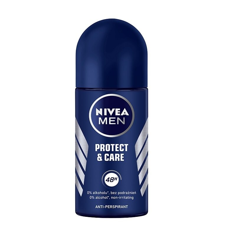 Nivea, Роликовый антиперспирант Men Protect & Care 50 мл 
Nivea, Роликовый антиперспирант Men Protect & Care 50 мл