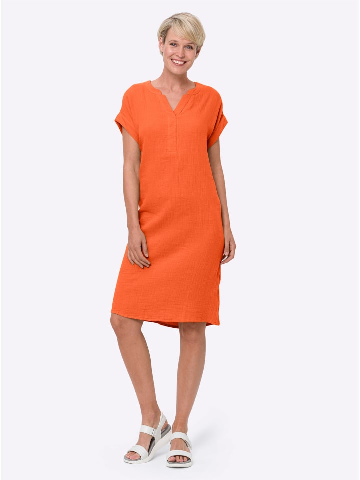 Платье до колена Sieh an!, оранжевый
Платье до колена Sieh an!, оранжевый