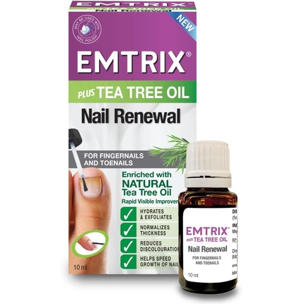 Восстановление поврежденных ногтей с помощью натурального масла чайного дерева Emtrix
Восстановление поврежденных ногтей с помощью натурального масла чайного дерева Emtrix