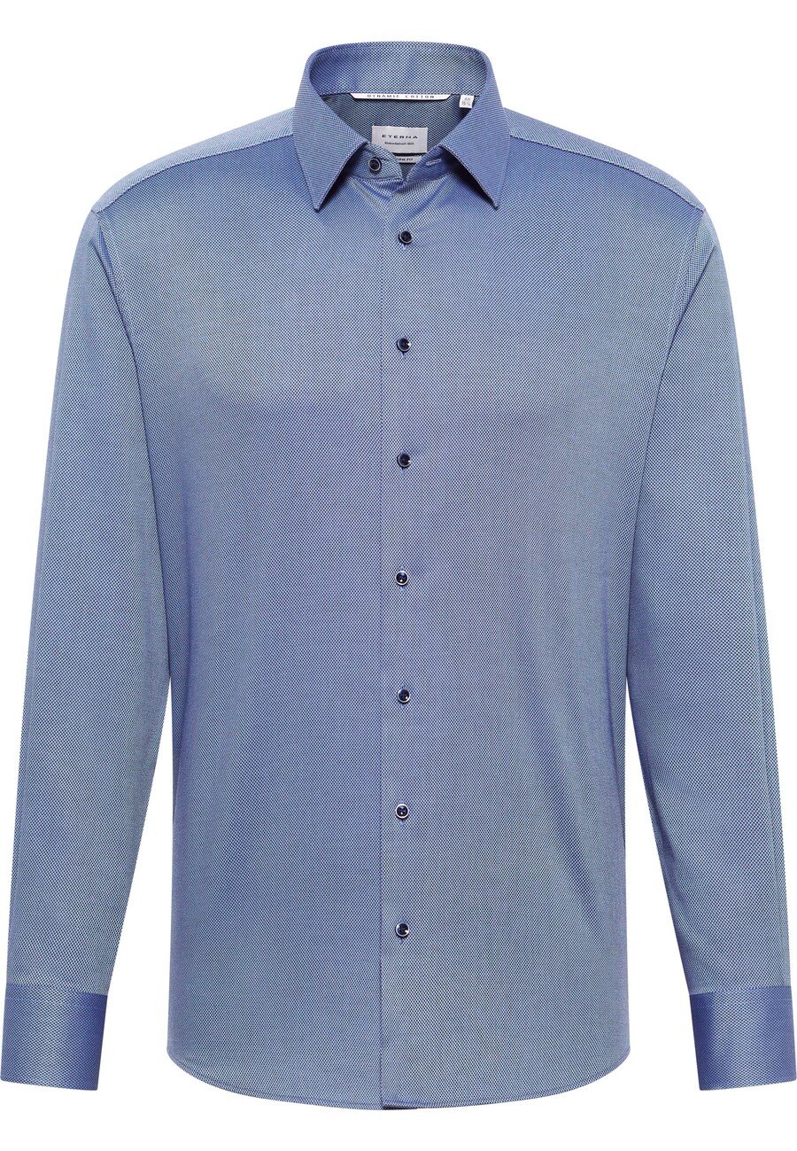 Рубашка на пуговицах классического кроя ETERNA, синий
Рубашка на пуговицах классического кроя ETERNA, синий