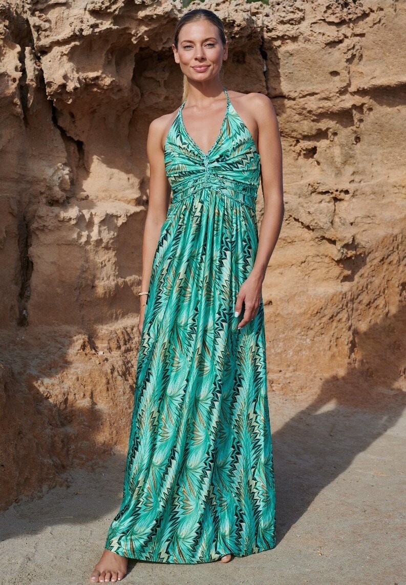 Длинное платье Halter Keri CHIC by Lirette, зеленое
Длинное платье Halter Keri CHIC by Lirette, зеленое