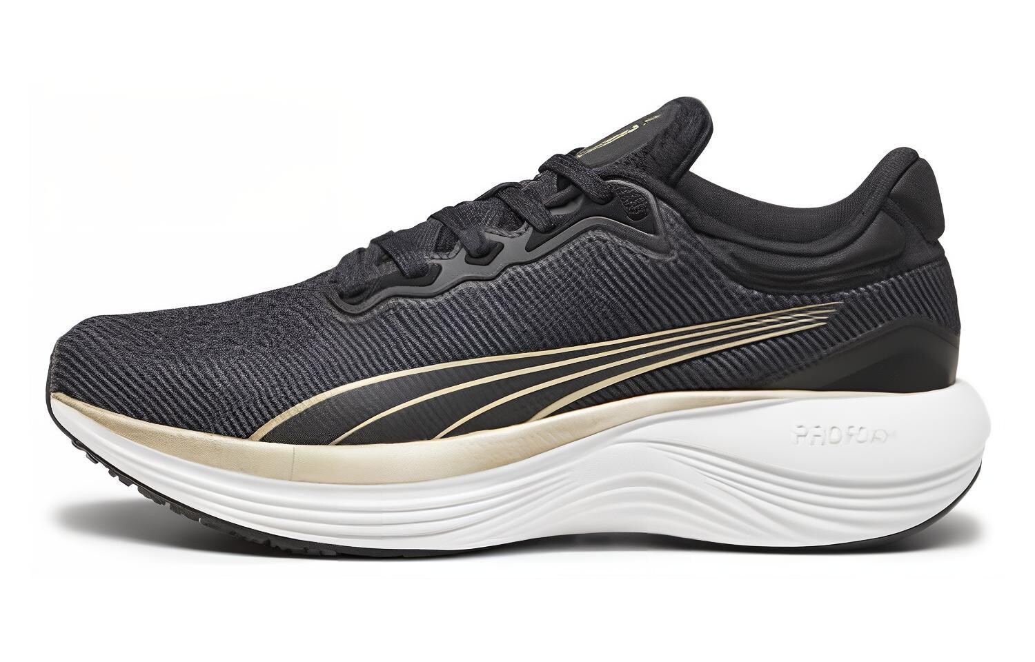 Puma Кроссовки унисекс, Black-gold-Puma white 
Puma Кроссовки унисекс, Black-gold-Puma white