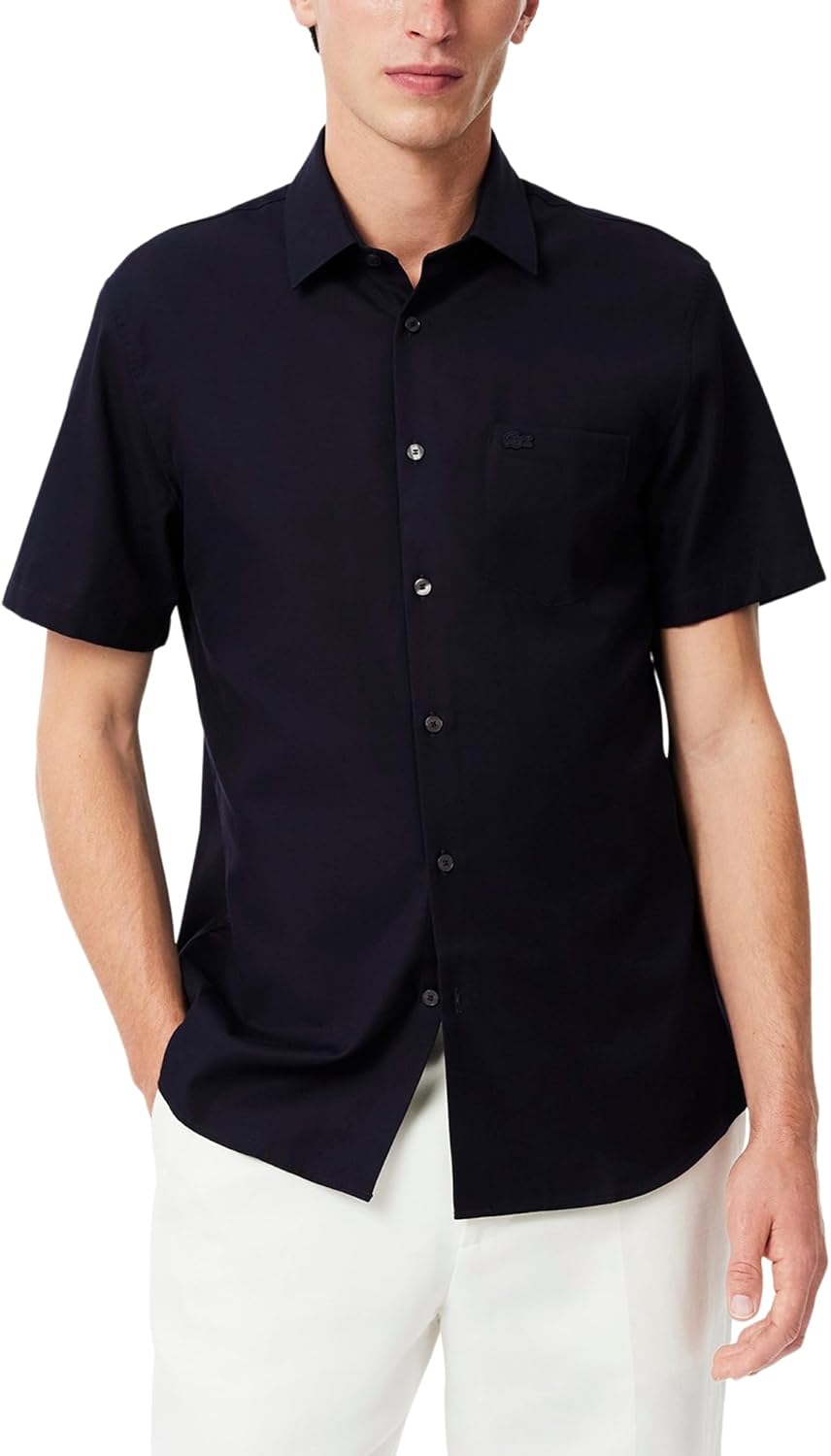 Lacoste мужская рубашка с коротким рукавом Regular Fit из основной коллекции, Abysm Black
Lacoste мужская рубашка с коротким рукавом Regular Fit из основной коллекции, Abysm Black