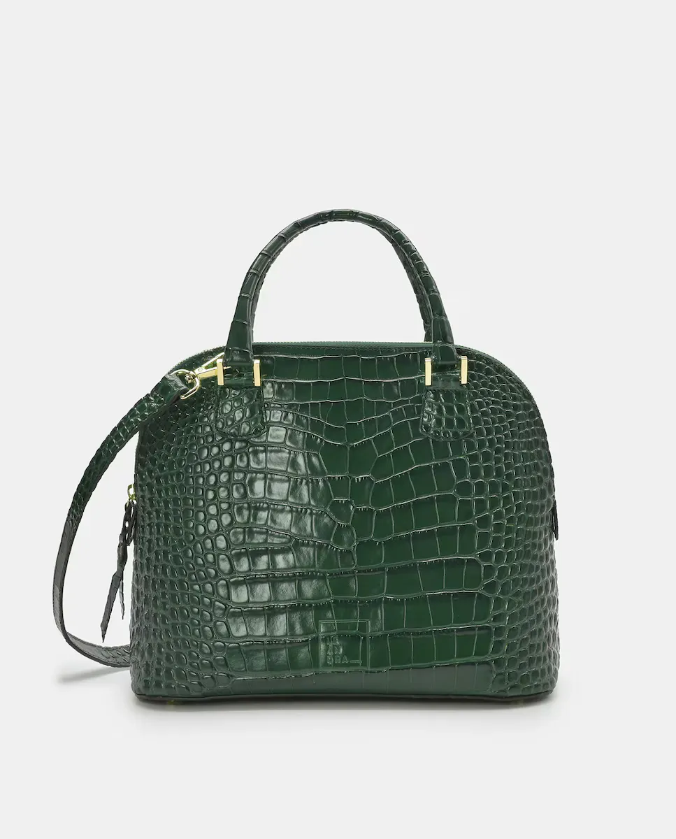 Многопозиционная сумка из кожи зеленого кокоса с гравировкой кокоса Leandra, зеленый
Многопозиционная сумка из кожи зеленого кокоса с гравировкой кокоса Leandra, зеленый