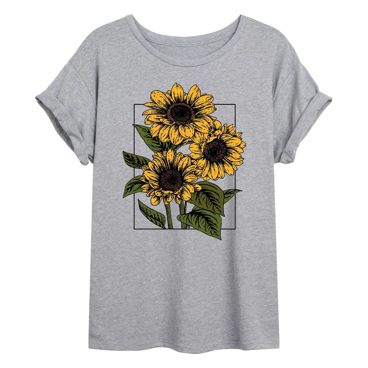 Детская струящаяся футболка Vintage Sunflowers Licensed Character, серый
Детская струящаяся футболка Vintage Sunflowers Licensed Character, серый