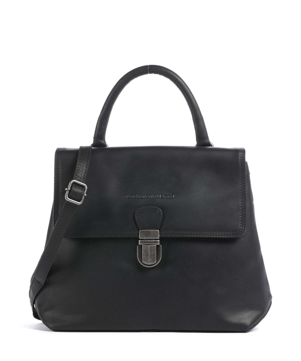 Сумочка из коровьей кожи с восковым эффектом и мелкозернистой текстурой The Chesterfield Brand, черный
Сумочка из коровьей кожи с восковым эффектом и мелкозернистой текстурой The Chesterfield Brand, черный