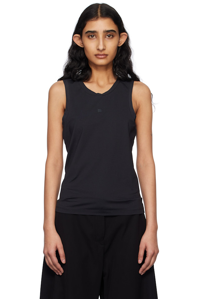 Джерси майка Acne Studios, черный
Джерси майка Acne Studios, черный