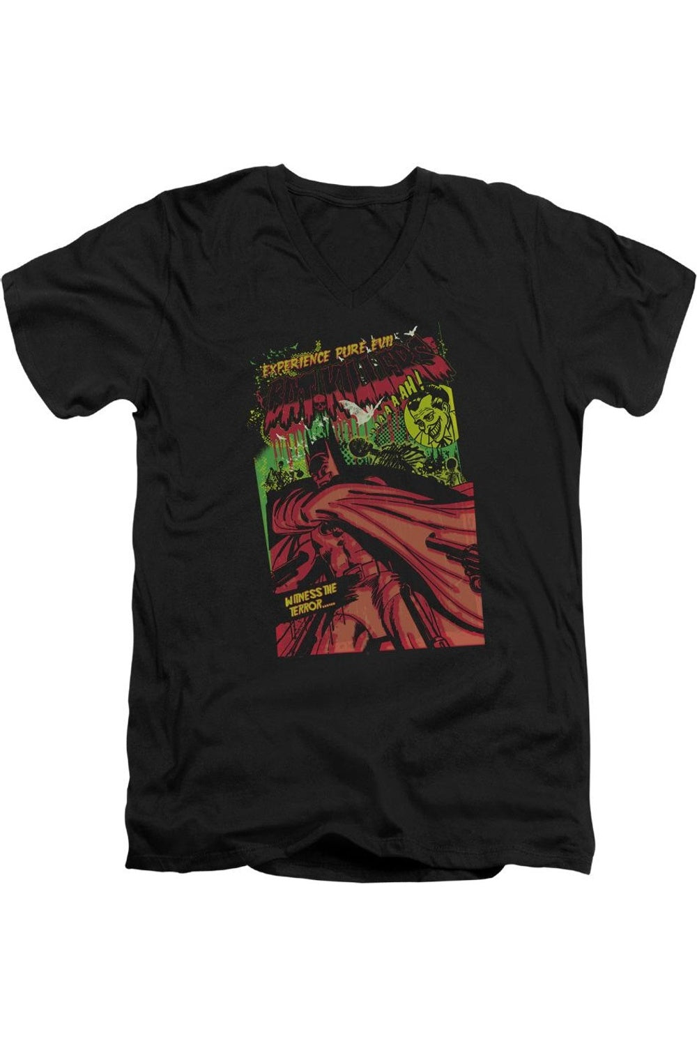 Футболка с коротким рукавом и V-образным вырезом для взрослых Batman Bat Killers Gildan, черный
Футболка с коротким рукавом и V-образным вырезом для взрослых Batman Bat Killers Gildan, черный