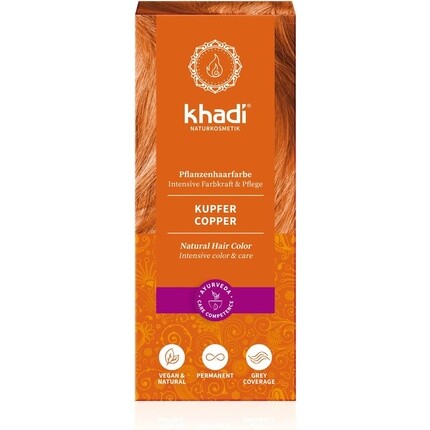 Краска для волос Khadi Copper Plant 100г
Краска для волос Khadi Copper Plant 100г