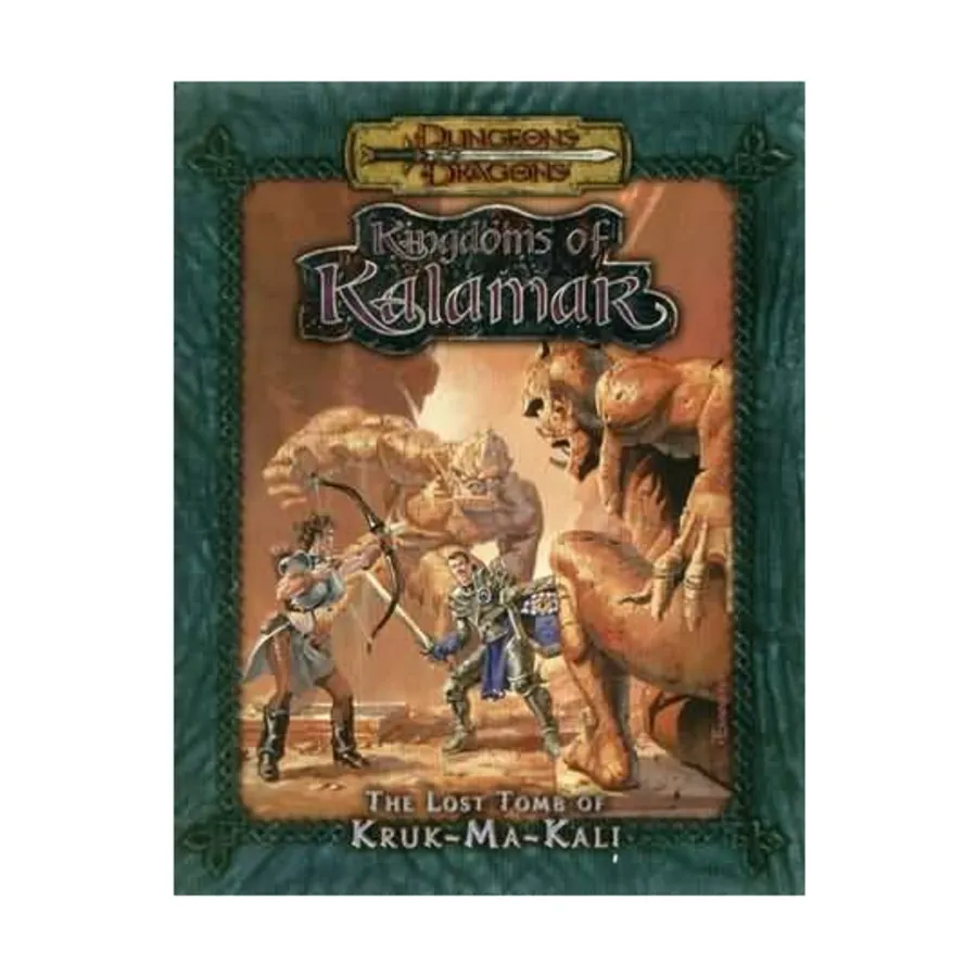 Модуль Lost Tomb of Kruk-Ma-Kali, Kingdoms of Kalamar (Official Dungeons & Dragons d20)
Модуль Lost Tomb of Kruk-Ma-Kali, Kingdoms of Kalamar (Official Dungeons & Dragons d20)