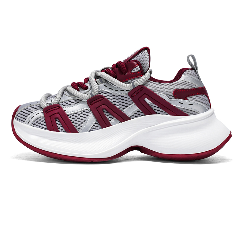 Magelly Серо-красные мужские дышащие устойчивые к истиранию низкие массивные кроссовки для увеличения роста, цвет Gray Red
Magelly Серо-красные мужские дышащие устойчивые к истиранию низкие массивные кроссовки для увеличения роста, цвет Gray Red