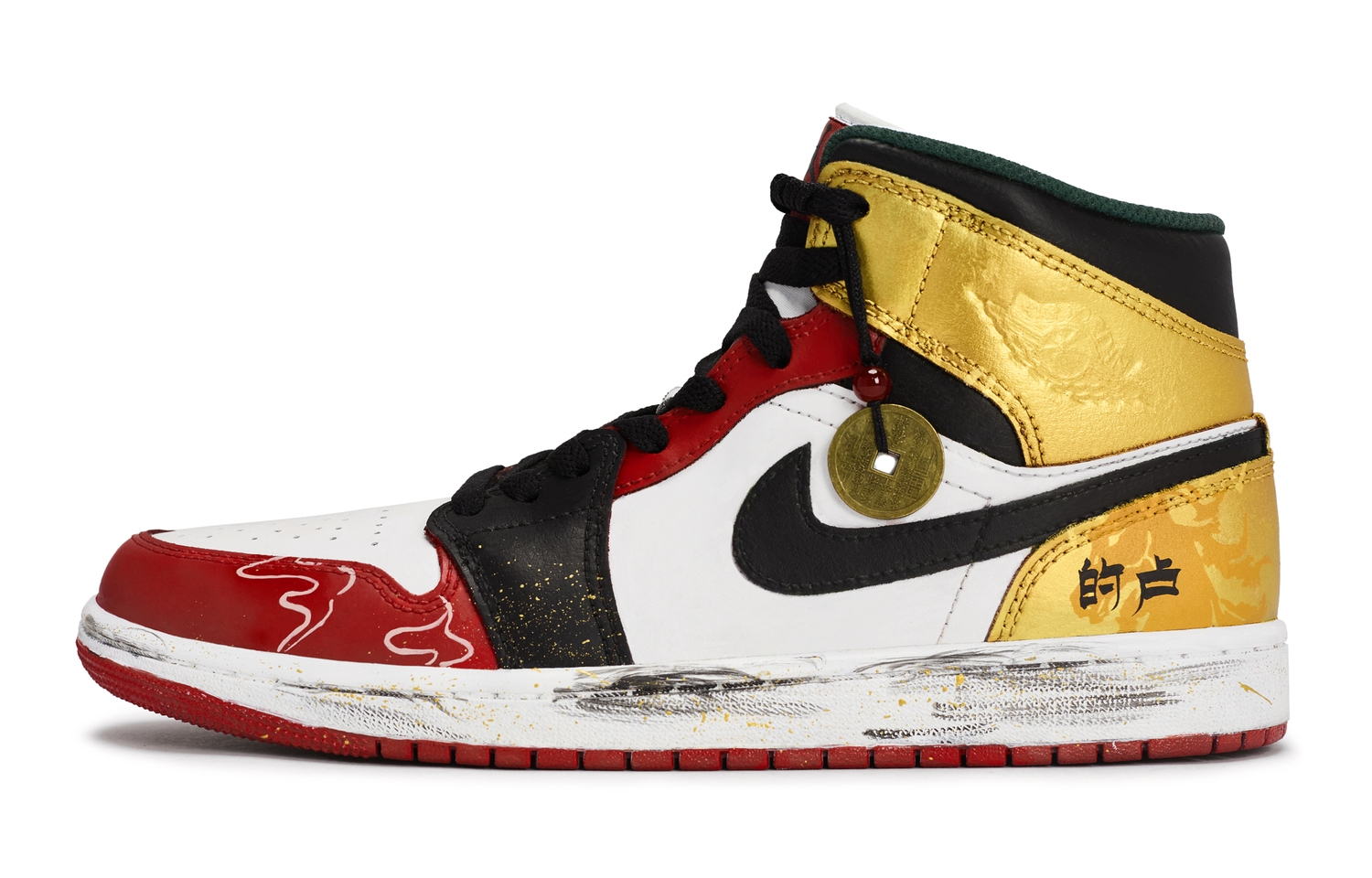 Jordan Air 1 811 Manufacturing, The BMW Mid top Vintage Basketball Shoes Unisex Black White Red Gold
Jordan Air 1 811 Manufacturing, The BMW Mid top Vintage Basketball Shoes Unisex Black White Red Gold