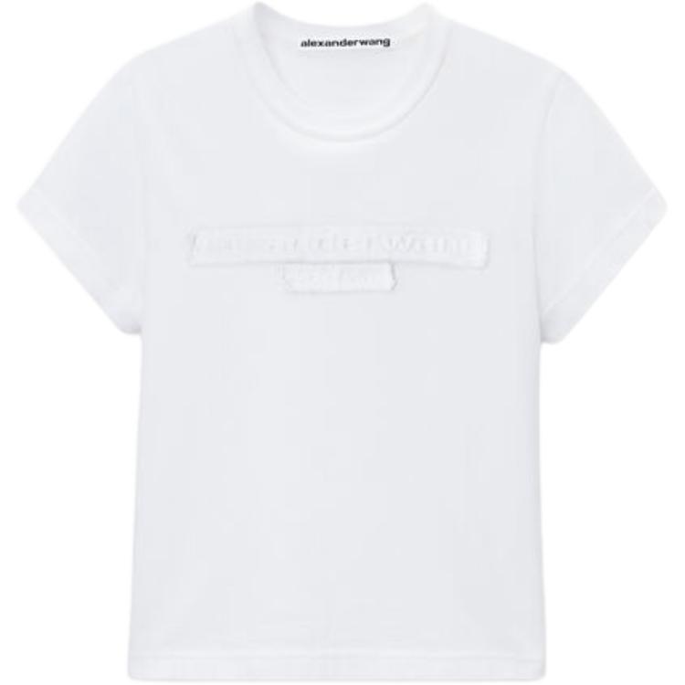 Футболка с тисненым логотипом Alexander Wang, белая
Футболка с тисненым логотипом Alexander Wang, белая