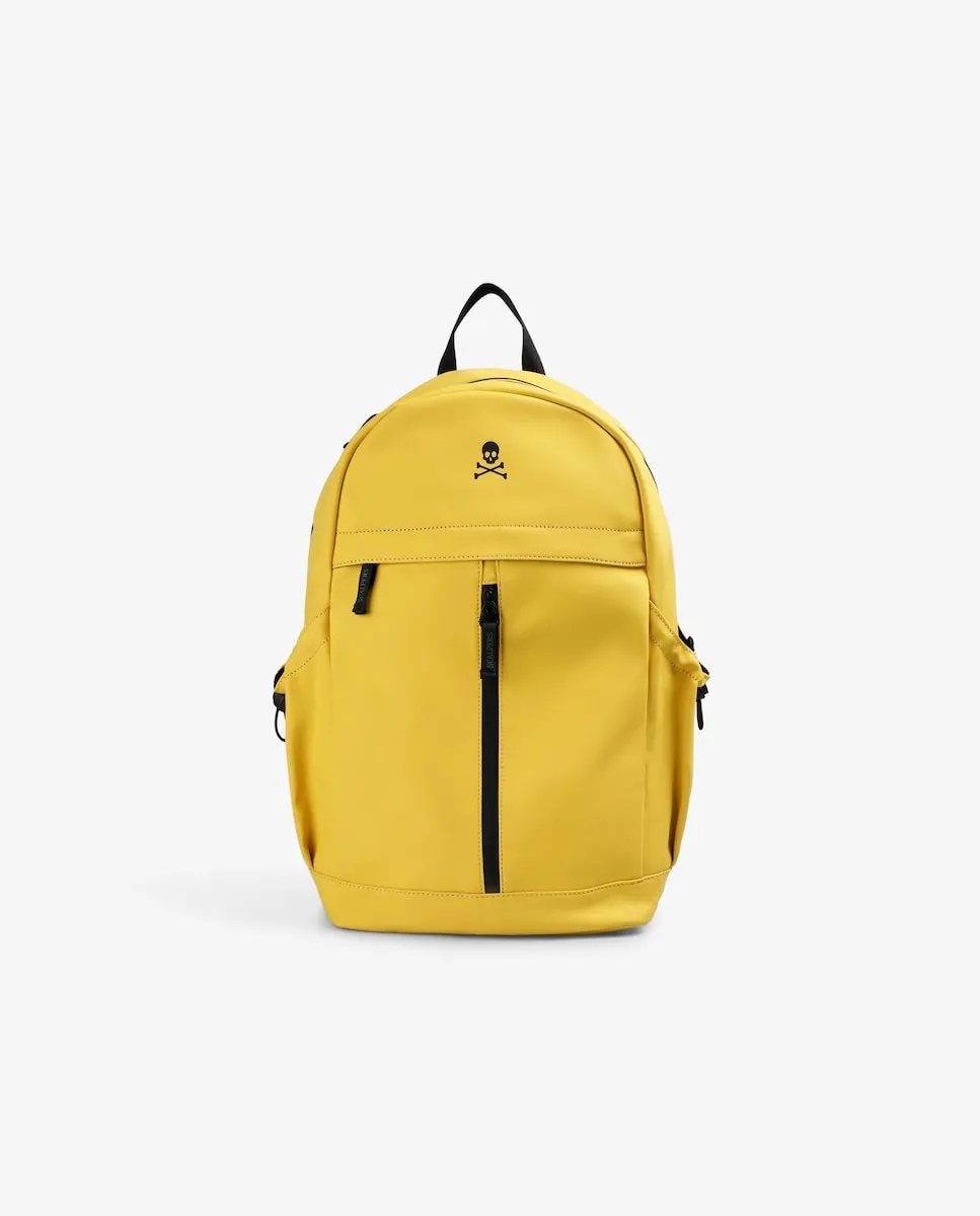 Мужской рюкзак с изображением черепа на передней и задней части Scalpers, горчичный
Мужской рюкзак с изображением черепа на передней и задней части Scalpers, горчичный