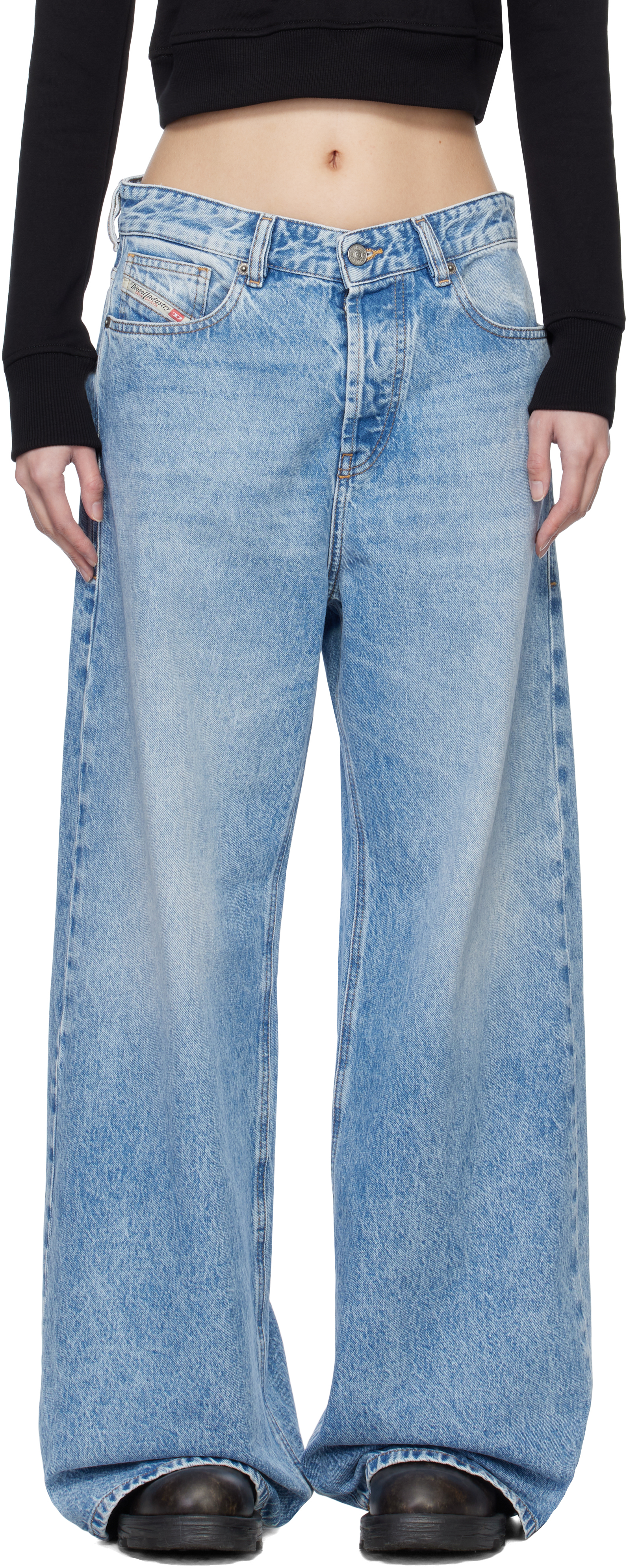 Синие свободные джинсы 1996 D-Sire 09i29 Diesel
Синие свободные джинсы 1996 D-Sire 09i29 Diesel