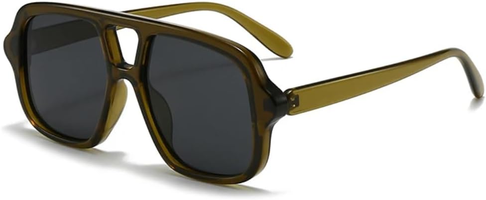 Популярные модные мужские солнцезащитные очки с двойной перемычкой, винтажный панк, защита от УФ-излучения UV400, трендовые мужские солнцезащитные очки TVTBBVV, Olive Green Gray
Популярные модные мужские солнцезащитные очки с двойной перемычкой, винтажный панк, защита от УФ-излучения UV400, трендовые мужские солнцезащитные очки TVTBBVV, Olive Green Gray