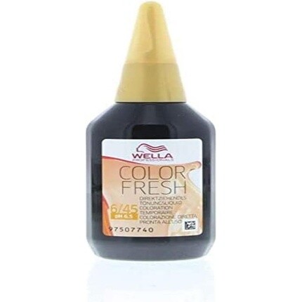 Color Fresh 6/45 Темно-медный блондин красного дерева 75 мл, Wella
Color Fresh 6/45 Темно-медный блондин красного дерева 75 мл, Wella