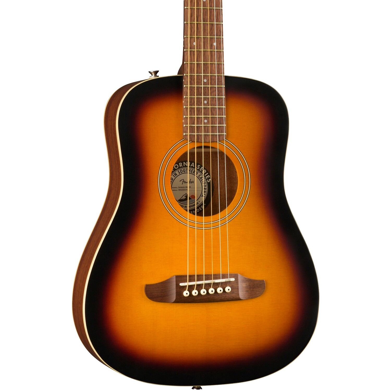 Акустическая гитара Fender Redondo Mini Sunburst 
Акустическая гитара Fender Redondo Mini Sunburst