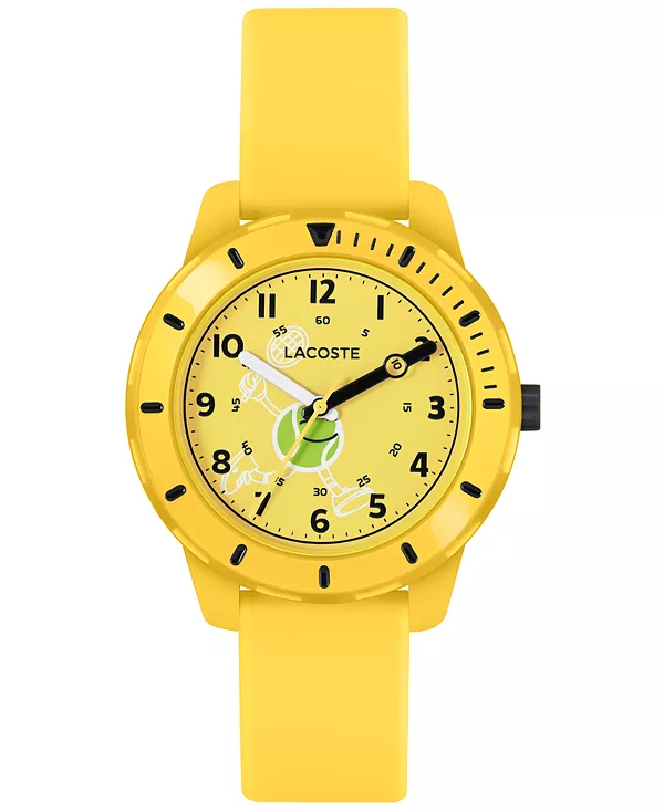 Детские мини-теннисные часы с желтым силиконовым ремешком 34,5 мм Lacoste, yellow
Детские мини-теннисные часы с желтым силиконовым ремешком 34,5 мм Lacoste, yellow