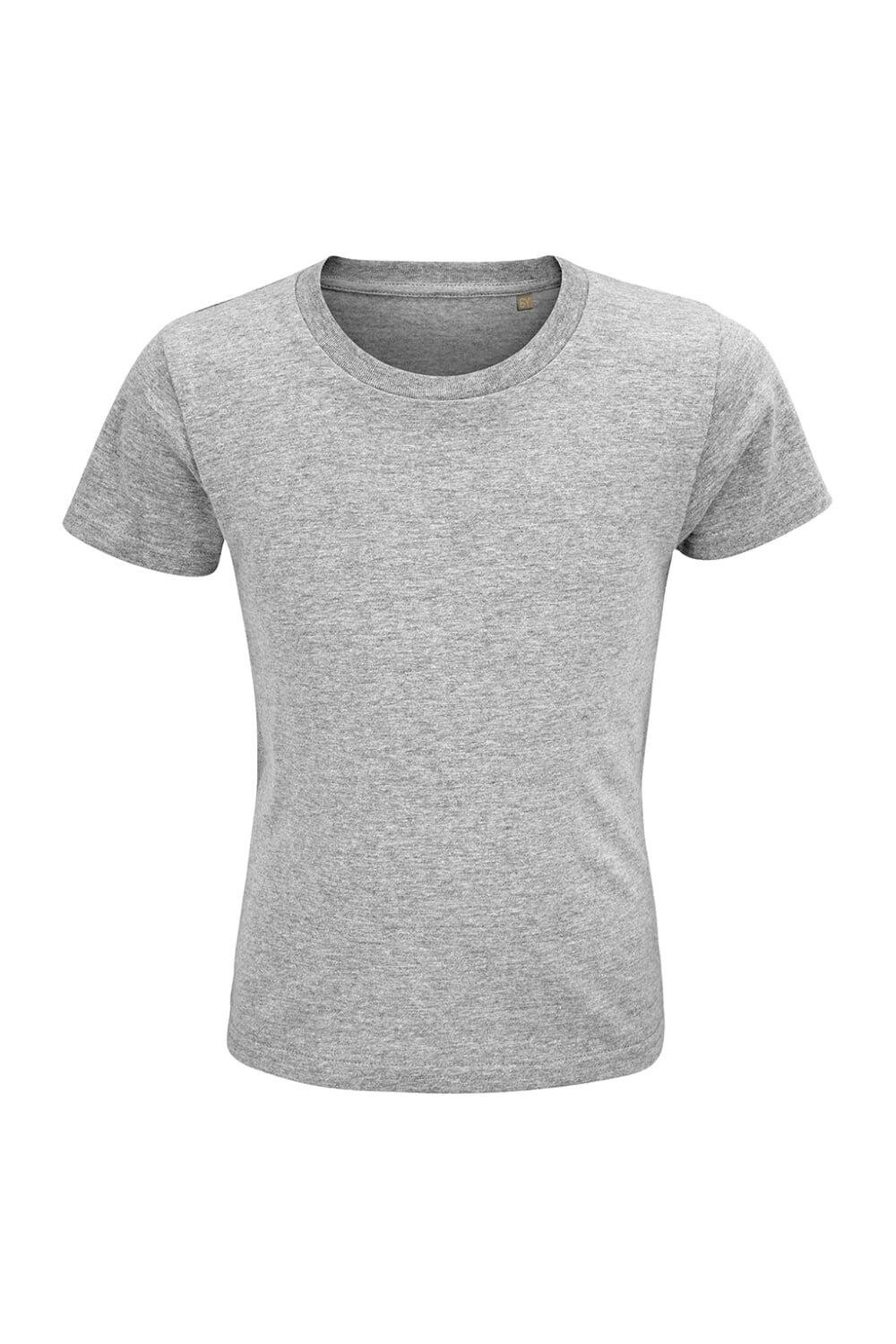 Органическая футболка Crusader Marl SOL'S, серый 
Органическая футболка Crusader Marl SOL'S, серый