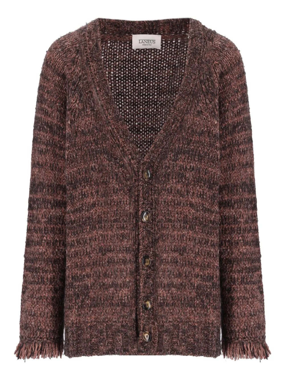 Кардиган с бахромой Laneus, коричневый
Кардиган с бахромой Laneus, коричневый