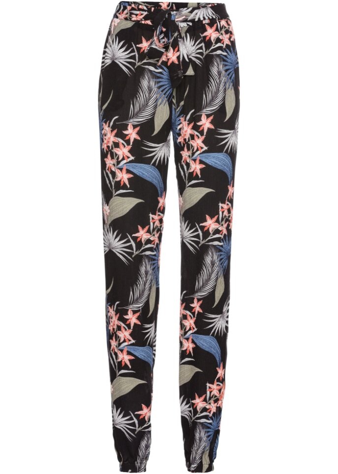 Широкие брюки Bodyflirt, черный
Широкие брюки Bodyflirt, черный