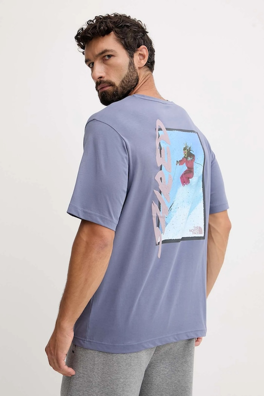 Хлопковая футболка The North Face, фиолетовый
Хлопковая футболка The North Face, фиолетовый