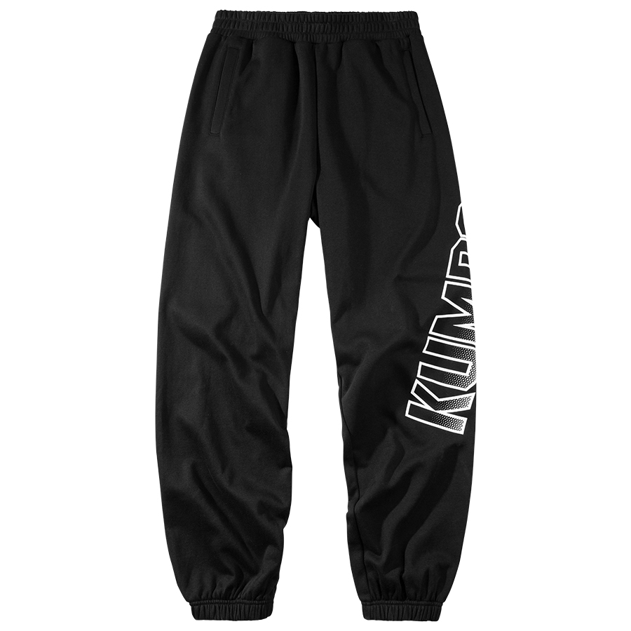 Вязаные спортивные штаны унисекс черный KUMPOO
Вязаные спортивные штаны унисекс черный KUMPOO