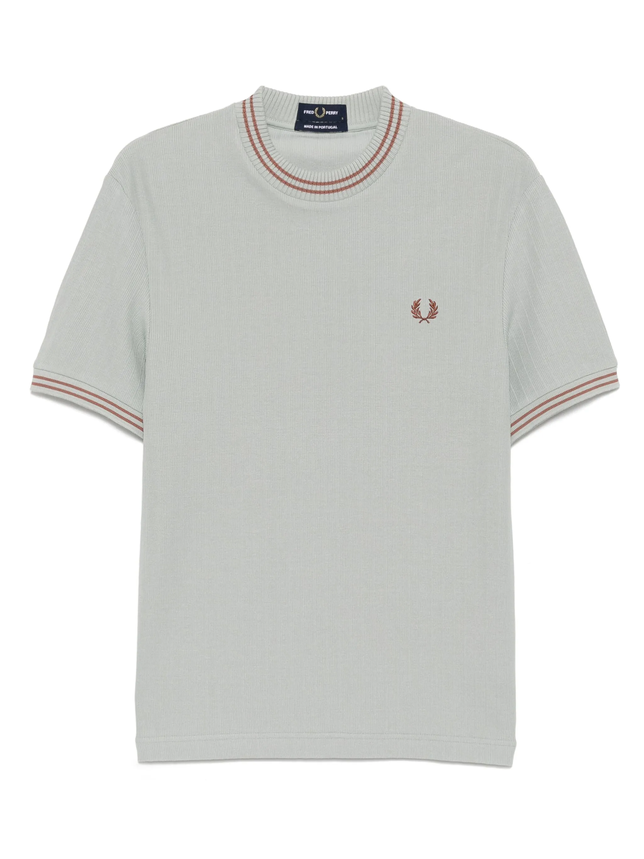 Футболка из джерси в рубчик Fred Perry, синий
Футболка из джерси в рубчик Fred Perry, синий