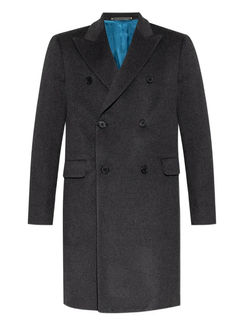 Двубортное шерстяное пальто PS Paul Smith, серый
Двубортное шерстяное пальто PS Paul Smith, серый